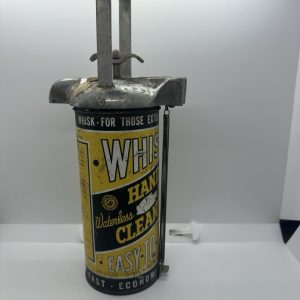 Vintage WHISK Waterless Hand Cleaner U-2 Can Dispenser Advertising Piece