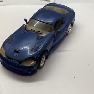 Bburago Dodge Viper GTS 1:24 Blue Diecast Model Car Made in Italy