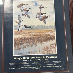 1989 World’s Championship Duck Calling Contest Poster Todd Mallett Signed 33/100